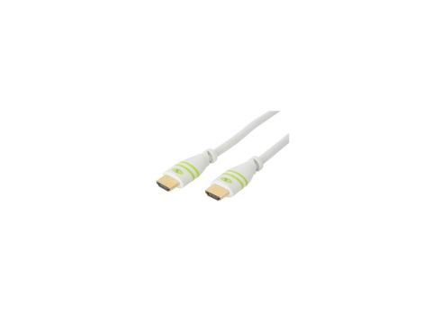 Kabel HDMI-HDMI V1.4 M/M Ethernet 3D4K Biały 1m