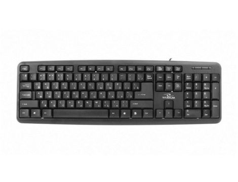 Klawiatura TITANUM TKR101 (USB 2.0 (RU) kolor czarny)