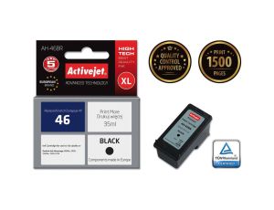Tusz Activejet AH-46BR (zamiennik HP 46 CZ637AE Premium 35 ml czarny)