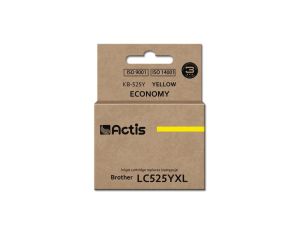 Tusz ACTIS KB-525Y (zamiennik Brother LC525Y Standard 15 ml żółty)