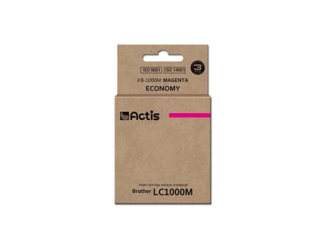 Tusz ACTIS KB-1000M (zamiennik Brother LC1000M/LC970M Standard 36 ml czerwony)