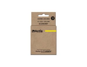 Tusz ACTIS KB-1000Y (zamiennik Brother LC1000Y/LC970Y Standard 36 ml żółty)