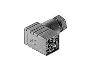 Gniazdo kablowe zaworowe przyłączeniowe z centralną śrubą typ C M2,5 x 27 2 + PE PG 7 GDSN 207 grau