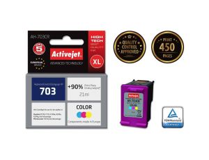 Tusz Activejet AH-703CR (zamiennik HP 703 CD888AE Premium 21 ml kolor)