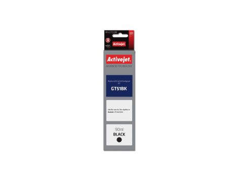 Tusz Activejet AH-GT51Bk (zamiennik HP GT51BK M0H57AE Supreme 90 ml czarny)