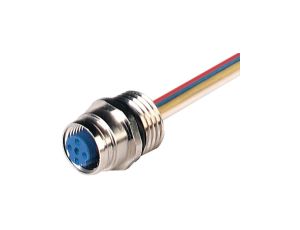 Złącze panelowe M12 żeńskie 4-pinowe D-kodowanie 50V AC/DC 4 A EF12M OCTOPUS