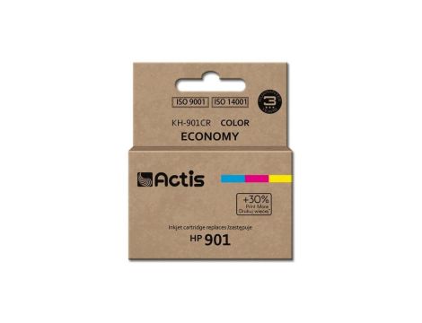 Tusz ACTIS KH-901CR (zamiennik HP 901 CC656AE Standard 21 ml kolor)
