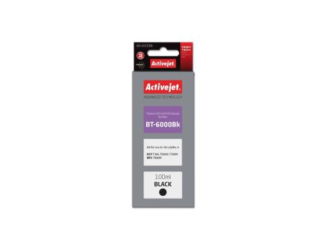 Tusz Activejet AB-6000Bk (zamiennik Brother BT-6000BK Supreme 100 ml czarny)