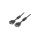 Kabel Monitorowy SVGA D-Sub 15M-15M z Ferrytem 10m Czarny