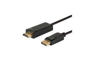 Kabel SAVIO CL-56 (HDMI M - DisplayPort M 1,5m kolor czarny)