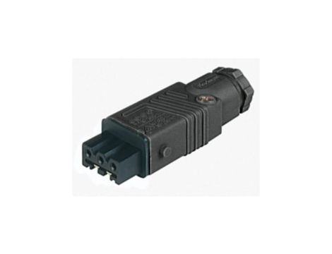 Prostokątne złącze zasilające do samokonfekcjonowania (seria ST) żeńskie 3+PE 400 VAC/230 V DC 16 A AC/10 A DC STAK 3 N schwarz