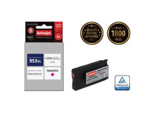 Tusz Activejet AH-953MRX (zamiennik HP 953XL F6U17AE Premium 25 ml czerwony)