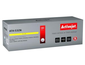 Toner Activejet ATH-532N (zamiennik HP 304A CC532A, Canon CRG-718Y Supreme 3200 stron żółty)