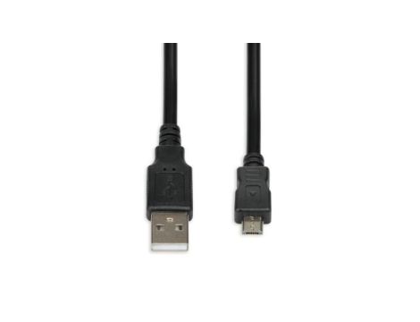 Kabel IBOX USB 2.0 A/B MICRO 1,8M IKU2M18 (USB 2.0 typu A - USB 2.0 typu A 1,8m kolor czarny)