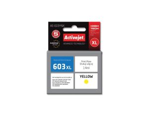 Tusz Activejet AE-603YNX (zamiennik Epson 603XL T03A44 Supreme 14 ml żółty)