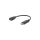 Kabel USB C-MicroB M/F 0,15m USB2.0 HI-SPEED czarny 353335