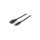 Kabel USB C-Microb M/M 1,0M USB3.1 Superspeed+ Czarny 353397