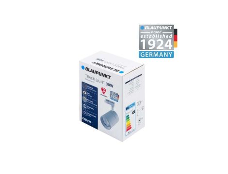 Blaupunkt Reflektor LED 3-fazowy Vision 30W biały z przełącznikiem barwy światła, BLAUPUNKT-RS3W-30CCT