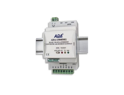 Konwerter ETHERNET na RS485/422 z MODBUS GATEWAY ADA-13040MG -1-23-3
