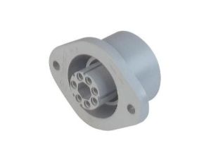 Gniazdo panelowe żeńskie z kołnierzem 7-PINowy (6+PE) 250 VAC/DC 10 A N6R BFE