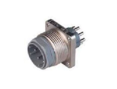 Złącze panelowe męskie obudowa kołnierzowa 7-pinowe (6+PE) 25 V AC/50 V DC N6R BM FA S