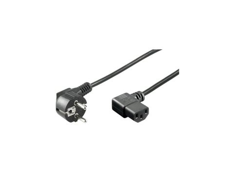 Kabel Zasilający Iec320 Schuko Na C13 10A 2M Kątowy ICOC 01-NC-D/ANG