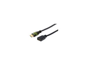 Przedłużacz kabel HDMI/HDMI M/F Ethernet 0.2M 4K60Hz ICOC HDMI2-4-EXT002