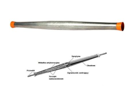 Automatyczna złączka samozaciskowa 70mm2 AL/AFL (szara), 70 Z-EPAUT (GL-407), śr. przewodu = 10.16 - 11.94mm