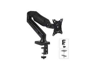 Uchwyt do monitora czarny Maclean MC-860 13-27 8 kg sprężyna gazowa