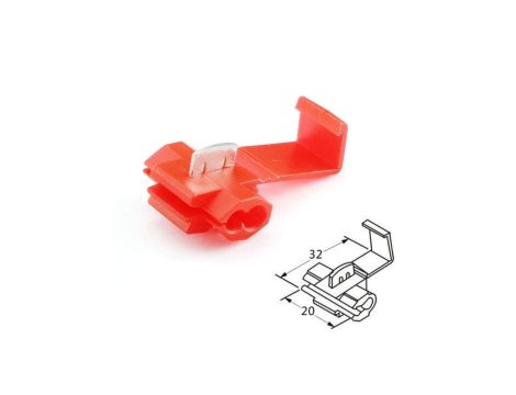 Szybkozłączka samochodowa 0,5-2,5 mm2 / Szybkozłączki samochodowe 50 szt. / BOX-8