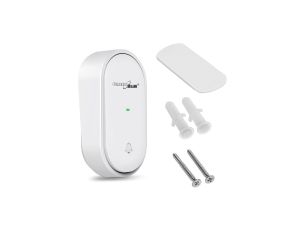 Przycisk transmiter kinetyczny GreenBlue, pasuje do dzwonka GB210, bezbateryjny, biały, GB348