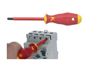 Wkrętak do bezpieczników PZ2 KLAUKE / Wkrętak izolowany 1000V - VDE / Made in GERMANY / KL130PM2IS