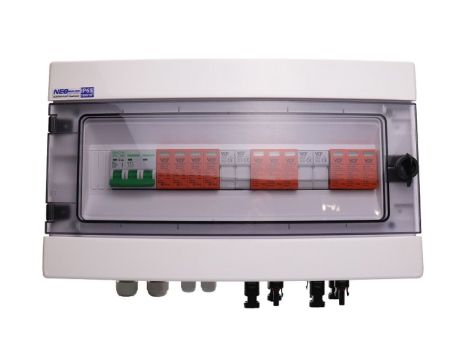 Rozdzielnica PV 1000V DC/AC 2 stringi skrzynka wyposażona fotowoltaika