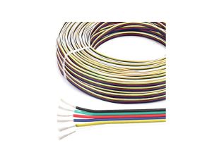Kabel 6 żyłowy 0,33mm2 do taśma led rgbw rgb+cct