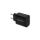 Qoltec Ładowarka sieciowa 18W 5-12V 1.5-3A USB typ C PD USB QC 3.0 Czarna
