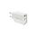Qoltec Ładowarka sieciowa 18W 5-12V 1.5-3A USB typ C PD USB QC 3.0 Biała