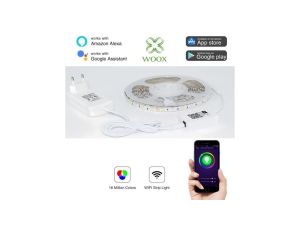 Smart Taśma LED WiFi 5050 RGBW 24W IP65 Woox R5093 /5m/