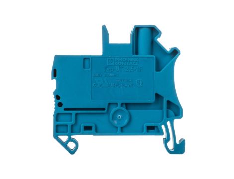 Złączka szynowa 2-przewodowa 2,5mm2 śrubowo/wtykowa niebieska UT 2,5/1P BU 3045020 /50szt./