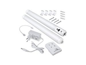 Lampa LED Maclean, Podszafkowa, Liniowa, Zestaw 2 moduły z pilotem i zasilaczem, Max 4 moduły na jednym zasilaczu, MCE245