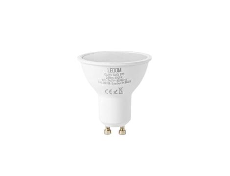 Żarówka LED line GU10 3W 4000K barwa neutralna 240lm 220-240V 3 lata gwar.