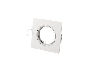 LED line Oprawka sufitowa oczko kwadratowa ruchoma odlew biała 5 lat gwar.
