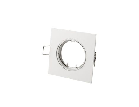LED line Oprawka sufitowa oczko kwadratowa ruchoma odlew biała 5 lat gwar.