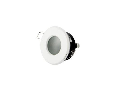 LED line Oprawa sufitowa wodoodporna okrągła odlew biała