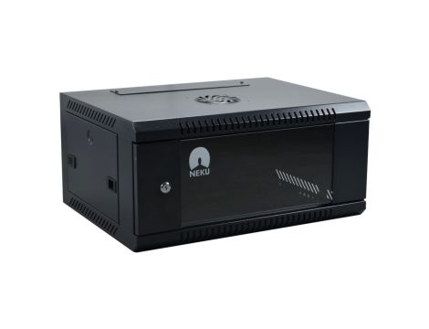 Szafa wisząca RACK 19 cali 4U 450mm czarna NEKU TS BOX