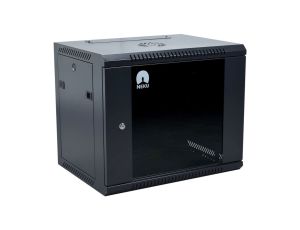 Szafa wisząca RACK 19 cali 9U 450mm czarna NEKU TS BOX
