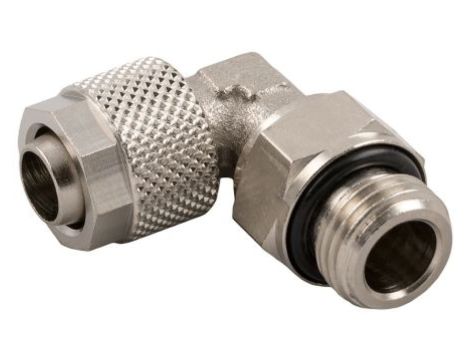 Obrotowa złączka pośrednia kolankowa gwint G 1/4 męskie, Wciskane 8 mm RS PRO 176-0964 /10szt./