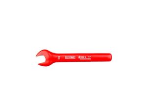 Klucz otwarty, roz. 14 mm, dł. 145 mm, materiał: Stal chromowo-wanadowa, VDE 1000V, RS PRO