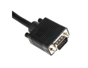 Zespół cyfrowych kabli wideo i monitorowych 5m Męskie złącze VGA HD15 to Męskie złącze VGA HD15 Czarny