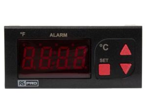 Wskaźnik temperatury, Uz 24 V AC/DC, 77 x 35mm