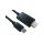 Zespół cyfrowych kabli wideo i monitorowych 2m Mini DisplayPort to Wtyk HDMI Czarny